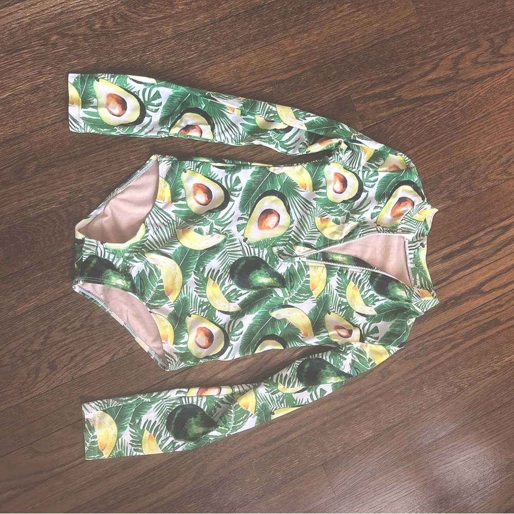 Mott mini mila Tropical Avocado swimsuit size 10